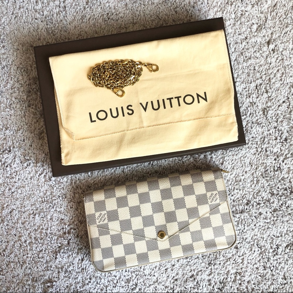 Louis Vuitton Pochette Felicie Damier Azur